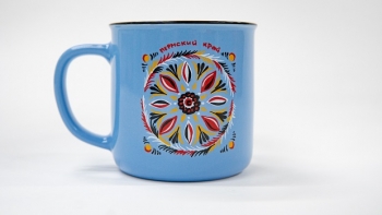 Кружки керамические с Обвинской росписью